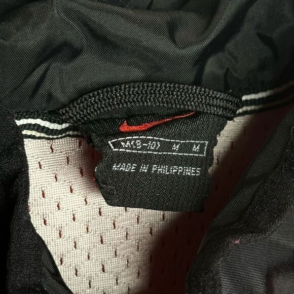 VTG NIKE 90's Full Zip Nylon Windbreaker Jacket SWOOSH Women’s S - Picture 6 of 7